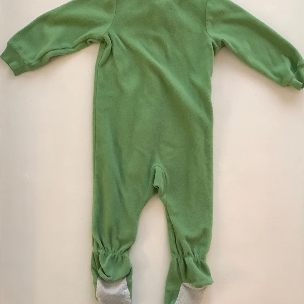 Circo Fleece Green Sleeper/Footed PJs with Little Dinosaur 12 months